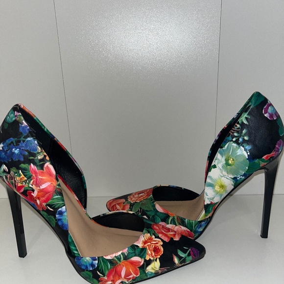 Shoes - Floral High Heels